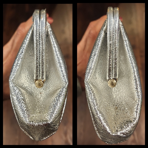 Gorgeous VTG Silver Clutch - Picture 8 of 16